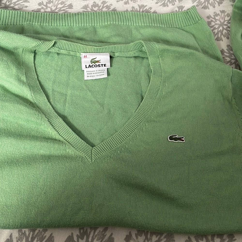 Lacoste sweater size 44. Excellent used condition
